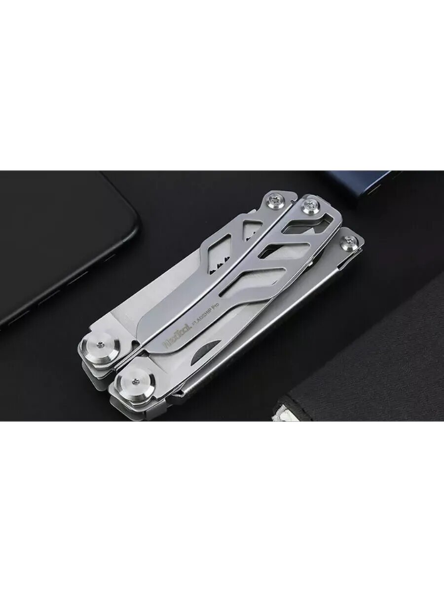 Пассатижи Xiaomi Мультитул Nextool Multifunction Knife Pro NE20246 (NE20143) серебро