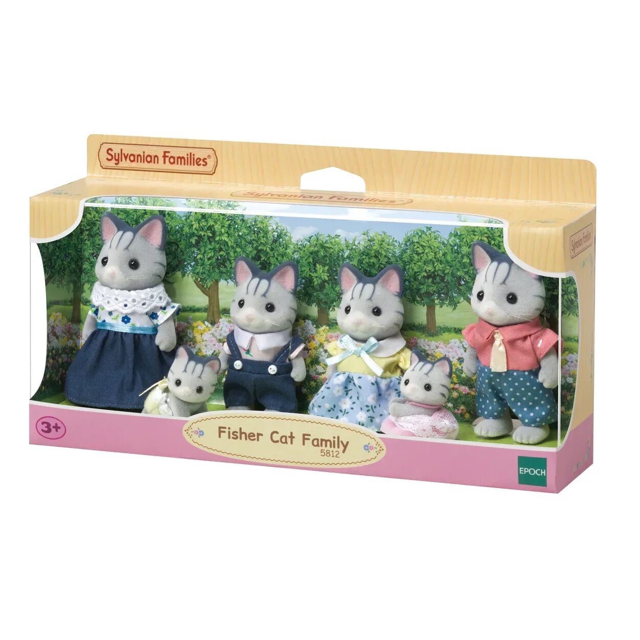 Набор Sylvanian Families Семья Котов рыбаков 5812