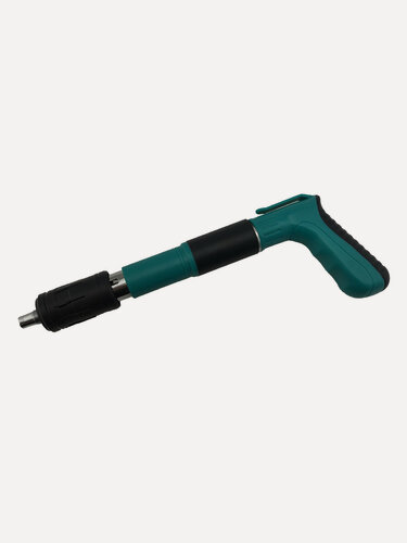 Изображение товара Пневматический гвоздезабивной пистолет + 100 круглых гвоздей, с аксессуарами и ящиком для хранения, подходит для обработки металлических пластин/бетона/толстых деревянных панелей