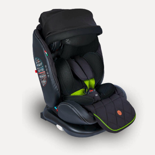 Изображение товара Sweet Baby Suburban 360 Isofix, автокресло с рождения до 12 лет гр.0-1-2-3 (0-36 кг), цвет Black/Green