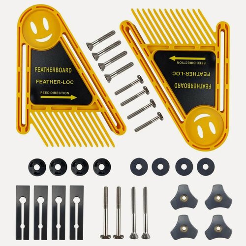 Изображение товара Упор - прижим для циркулярной пилы и фрезера. Matoka. 2 штуки.