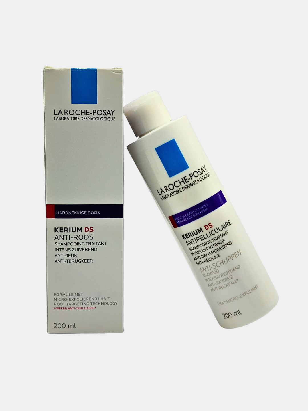 Шампунь La Roche-Posay Kerium DS, против перхоти, для сильного очищения, 200 мл — фото 1