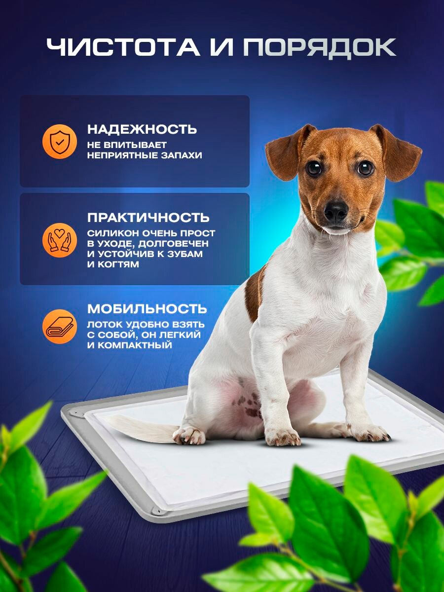 Туалеты, Лотки, Пеленки Для Животных Xiaomi Силиконовый лоток для собак и кошек под пеленку / Туалет для животных