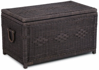 Сундук из натурального ротанга 19/14, цвет орех матовый