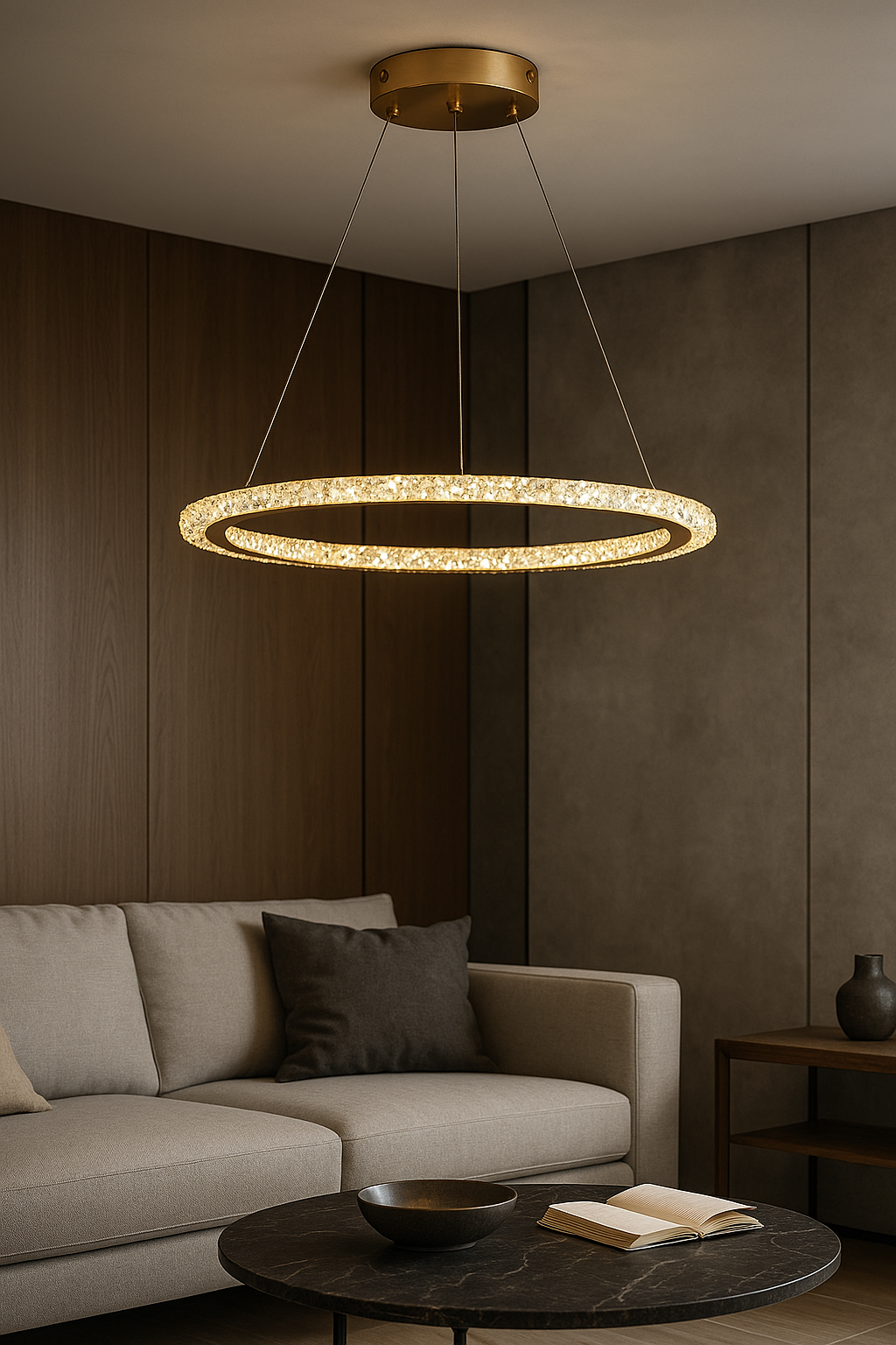 Светильник потолочный Glow StillexLight золото, люстра потолочная светодиодная на кухню, в гостиную, спальню, подвесной