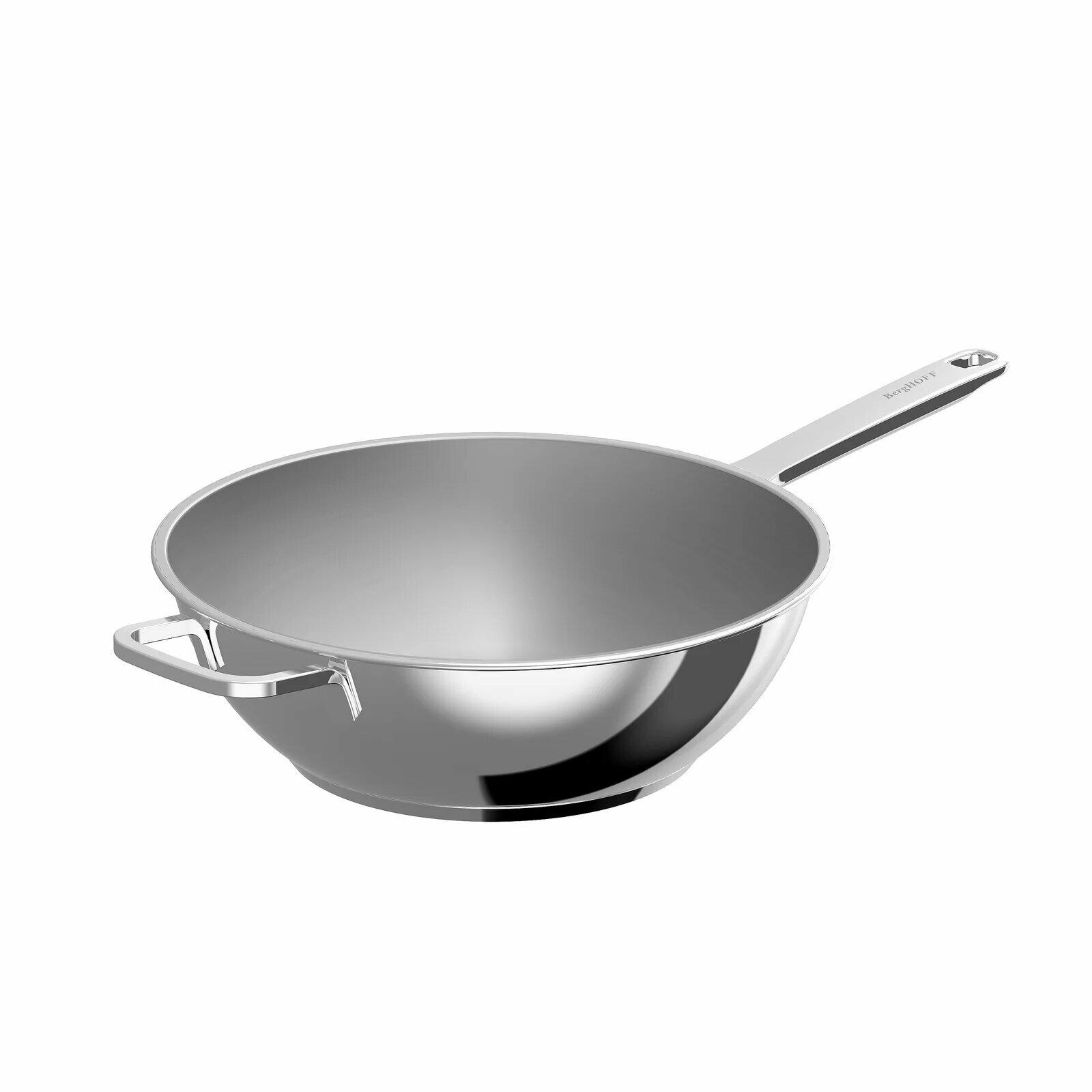 Вок BergHOFF Heli 1315082, нержавеющая сталь, 30см, для всех плит