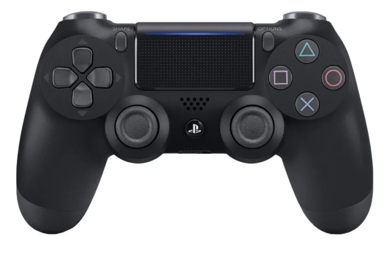 Беспроводной геймпад для PS4 / Джойстик Bluetooth для Playstation 4, ПК, Android, беспроводной - черный