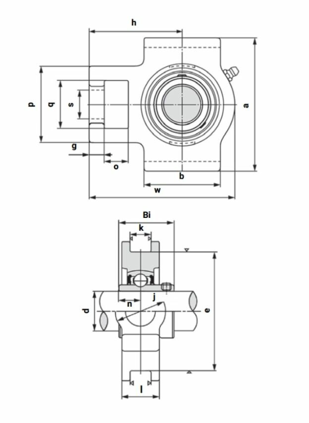 Подшипниковый узел UCT314 TECHNIX — фото 1