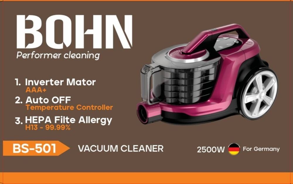 Беспылевой циклонный пылесос BS-501 от BOHN — фото 1