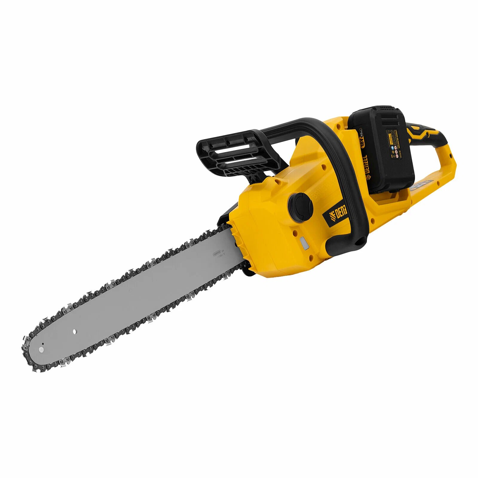 Цепная пила аккумуляторная бесщеточная Denzel RCS400-36 ( 36 В 4 А*ч тип акб. Li-ion шина 400 мм )