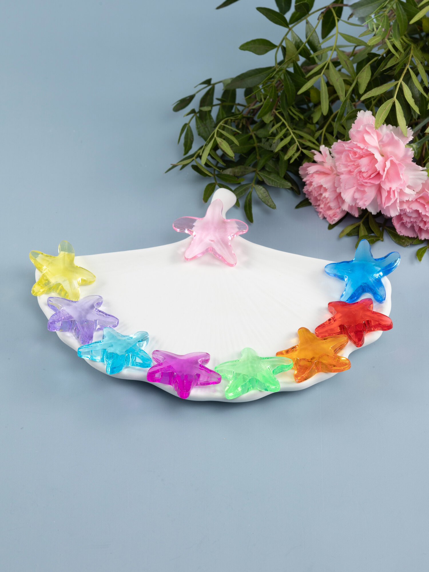 Фигурки акриловые Морские звезды 30 шт для игр, счета, развития, COLOR Si — фото 1