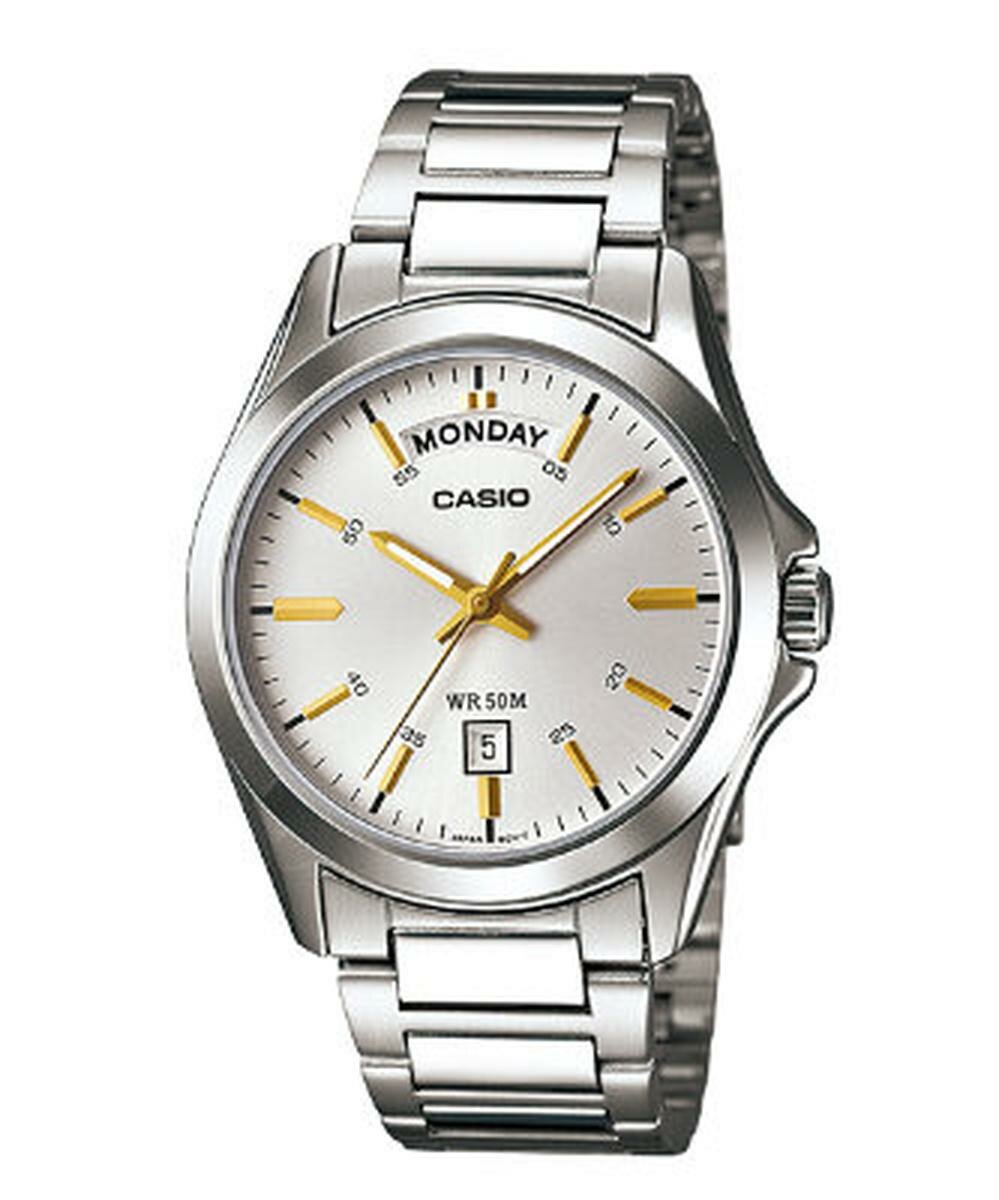 Наручные часы CASIO, серебристый/золотой