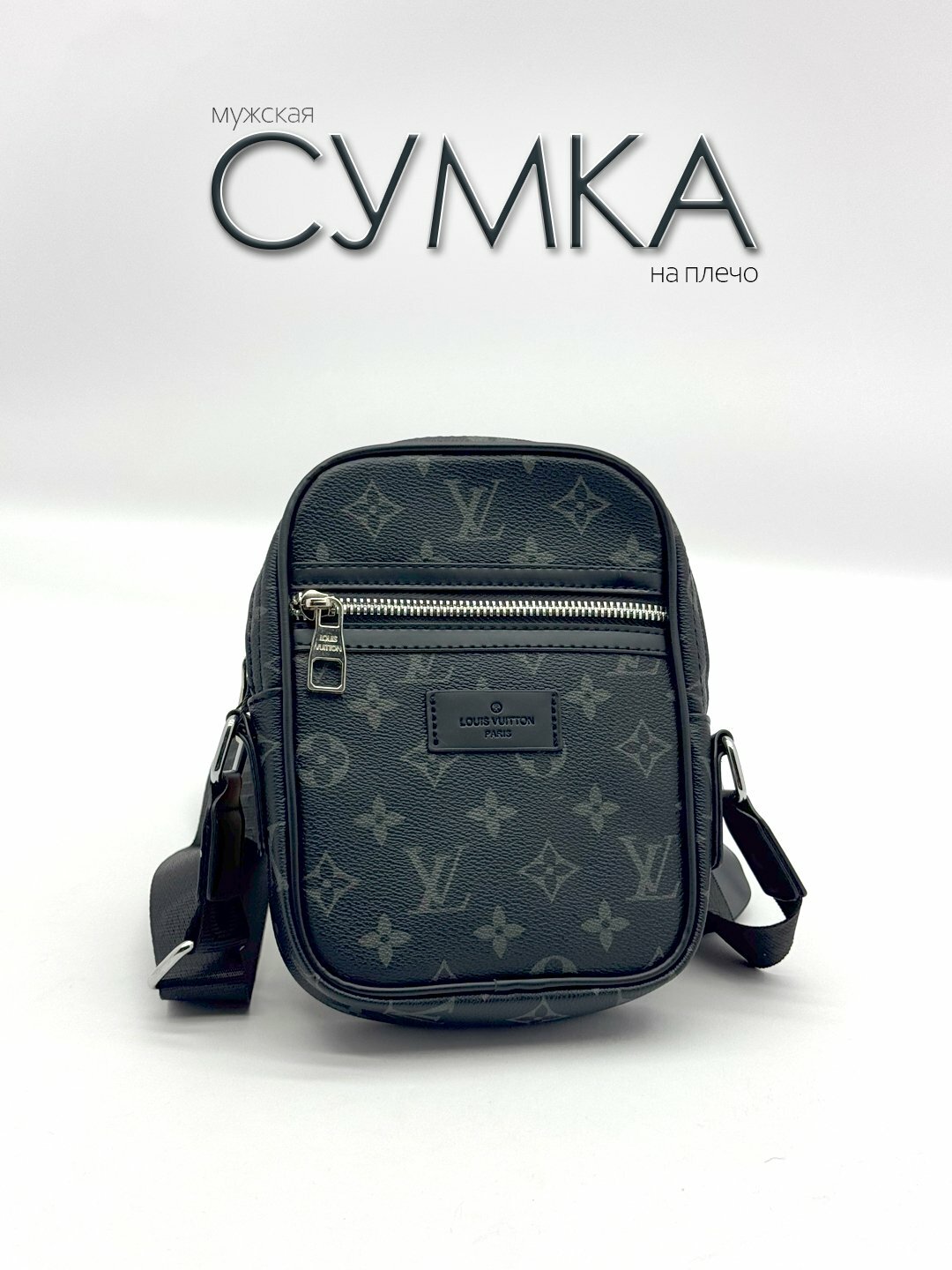 Сумка  Gucci Classic, фактура тиснение, гладкая, синий