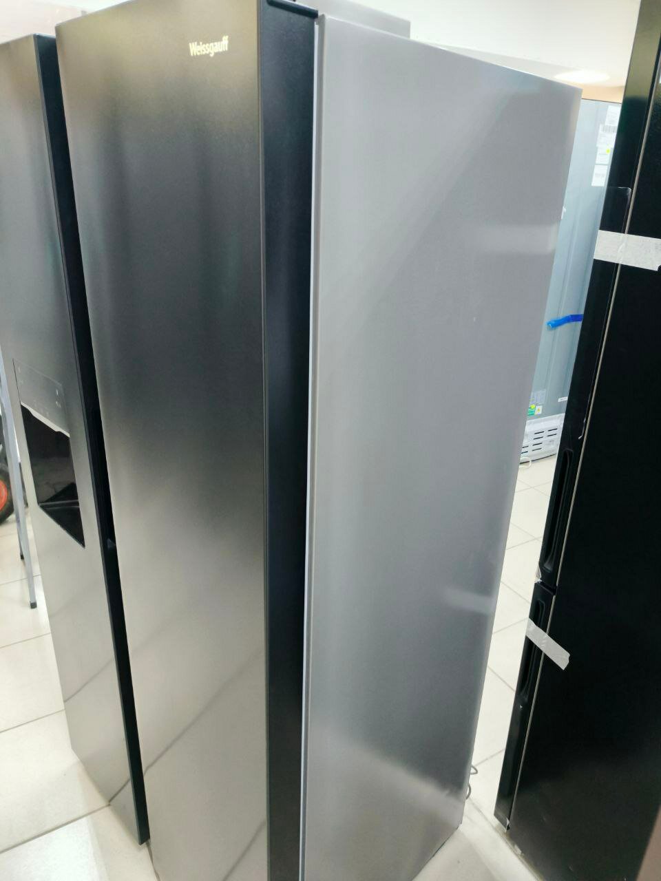 Холодильник Weissgauff WSBS 695 NFX Inverter Ice Maker — фото 1