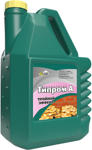 Средство от Плесени и Грибка Сази Типром А 5л Антисептик Тройной Эффект 