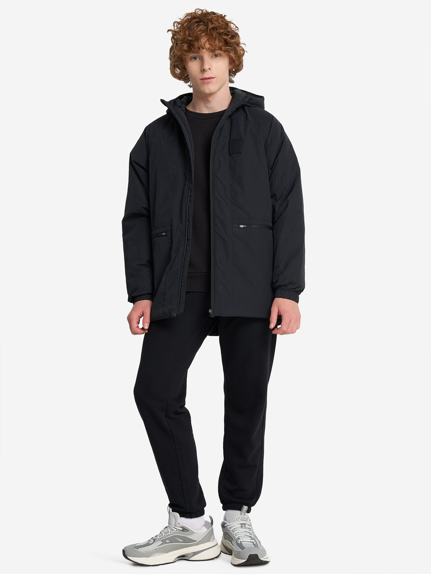 Куртка спортивная Fila, размер 170-176, черный — фото 1