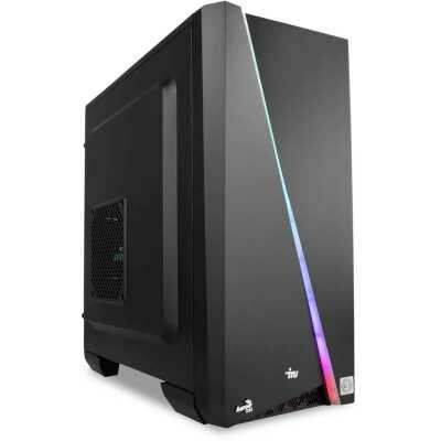 Компьютер Tactio 320A5GE 2112332 (AMD Ryzen 5 5600, 3.5 GHz - 4.4 GHz, 16384 Mb, 512 Gb SSD, nVidia GeForce RTX 3050 6144 Mb, 500W, DOS, черный, 6.5 кг, 2112332)