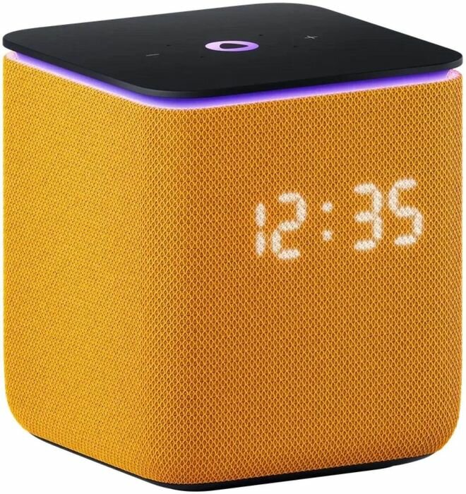 Умная колонка Yandex Станция Миди Алиса (YNDX-00054ORG), 24 Вт, Bluetooth/Wi-Fi/Zigbee, оранжевый