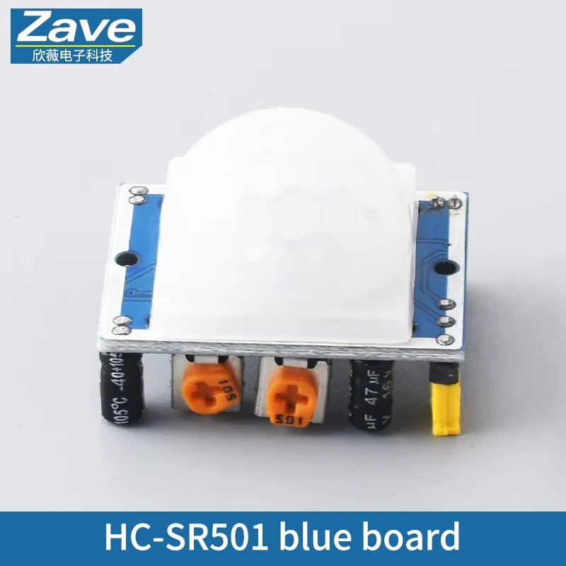 HC-SR501 HC-SR505 AM312 Регулировка ИК-пироэлектрического инфракрасного мини-PIR-модуля Датчик движения Модуль детектора Кронштейн для Arduino, HC-SR501 blue board