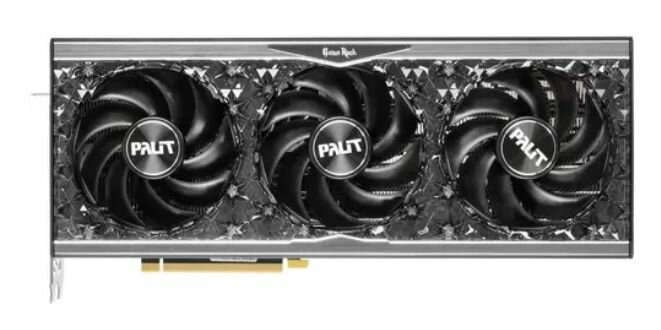 Видеокарта Palit GeForce RTX 4070 Ti GameRock OC (NED407TU19K9-1045G) - PCI-E 4.0, 12 ГБ, GDDR6X, 192 бит, DisplayPort x3, HDMI, GPU 2310 МГц