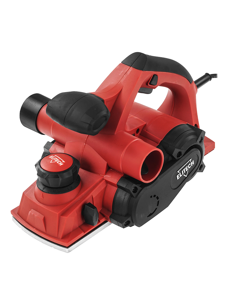 Рубанок Elitech Р 1011 с кейсом параллельным упором подставкой для стационарной установки