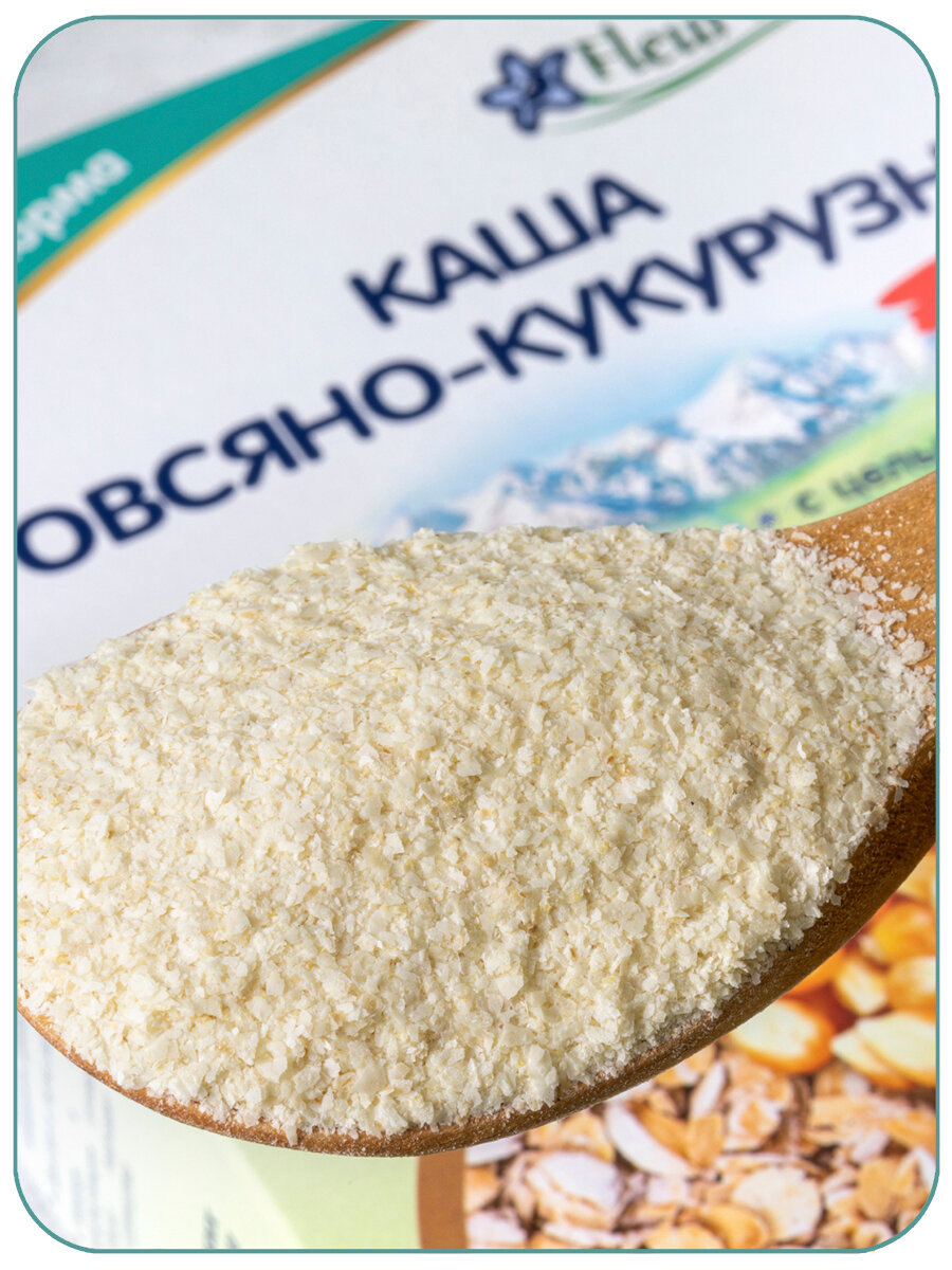 Изображение Каша безмолочная детская Fleur Alpine овсяно-кукурузная, с 5 месяцев, 175 гр