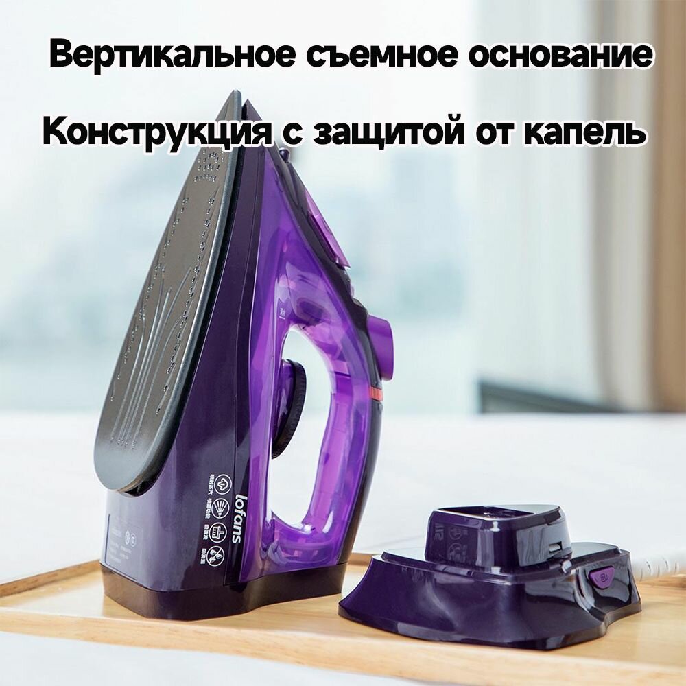 Картинки Xiaomi, LOFANS, беспроводной паровой утюг, функция автоматической очистки, китайская версия