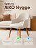Кресло AIKO Hygge, мягкое, в скандинавском стиле, для дома, офиса и кафе, 55*55*...