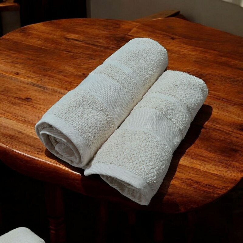 Полотенце LINENS 2в1, махровое, для тела и лица, 140 см х 70 см, серое