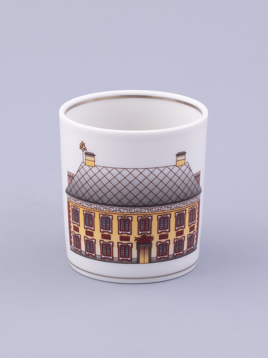 Чайная пара "Серебряный город 6 " форма Гербовая , Императорский фарфоровый завод — фото 1