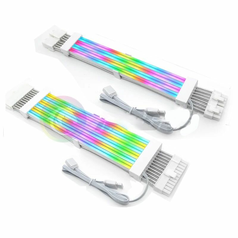 Корпус компьютера ATX/SFX БП удлинительный кабель Strimer Plus ARGB 5 В M/B SYNC поддержка 24-контактный 8-контактный 3*8-контактный разъем, не Lian Li