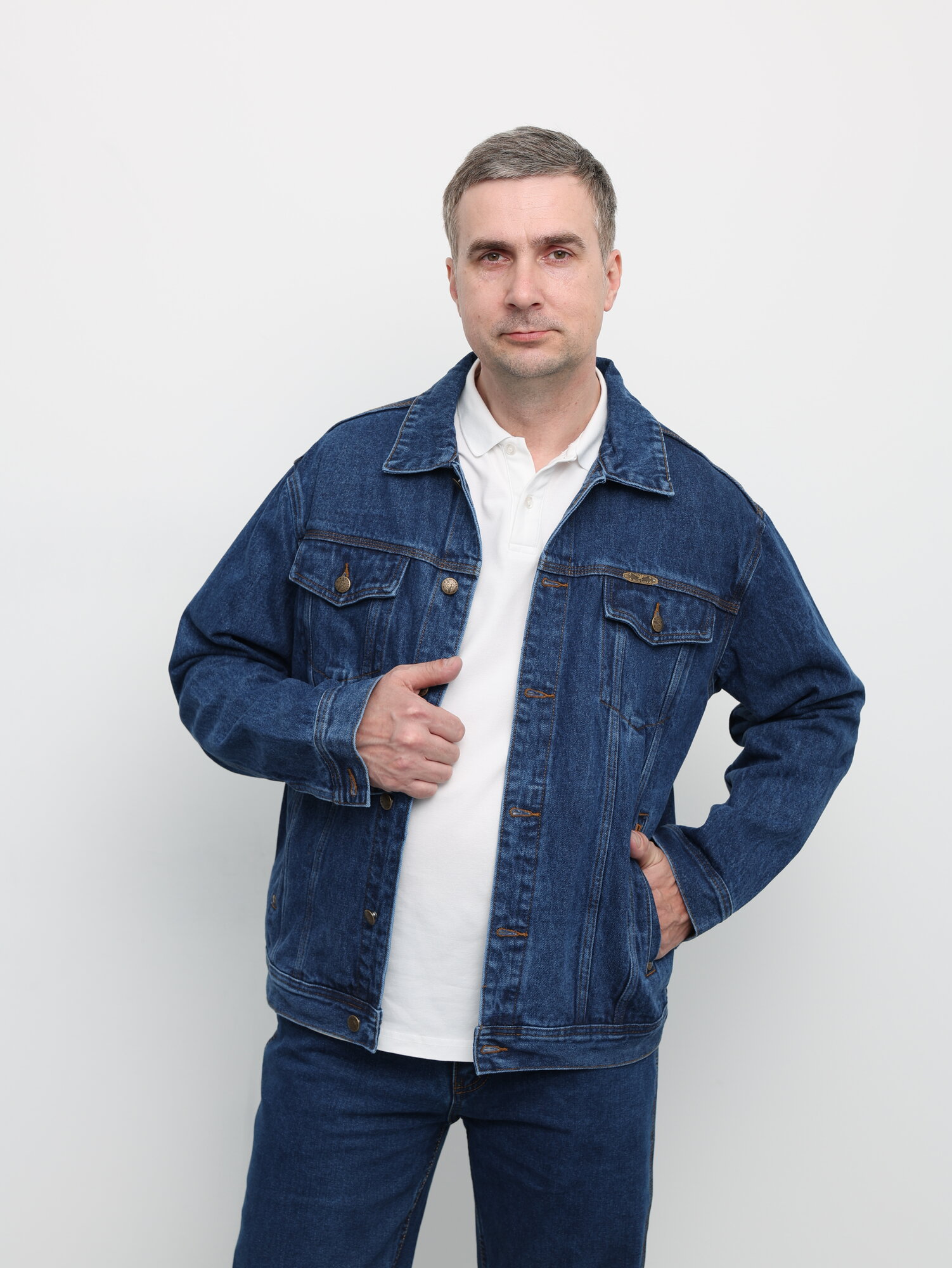 Куртка джинсовая Montana, размер 2XL, синий