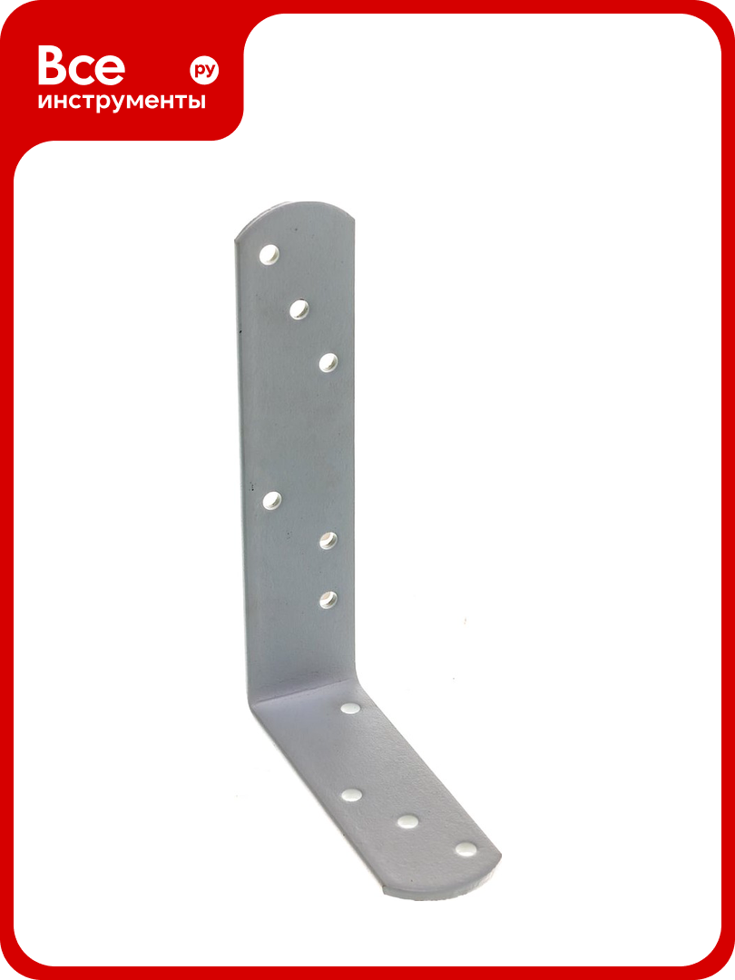 Крепежный уголок Tech-Krep белый 120х180х40х50 мм - накл. 124399