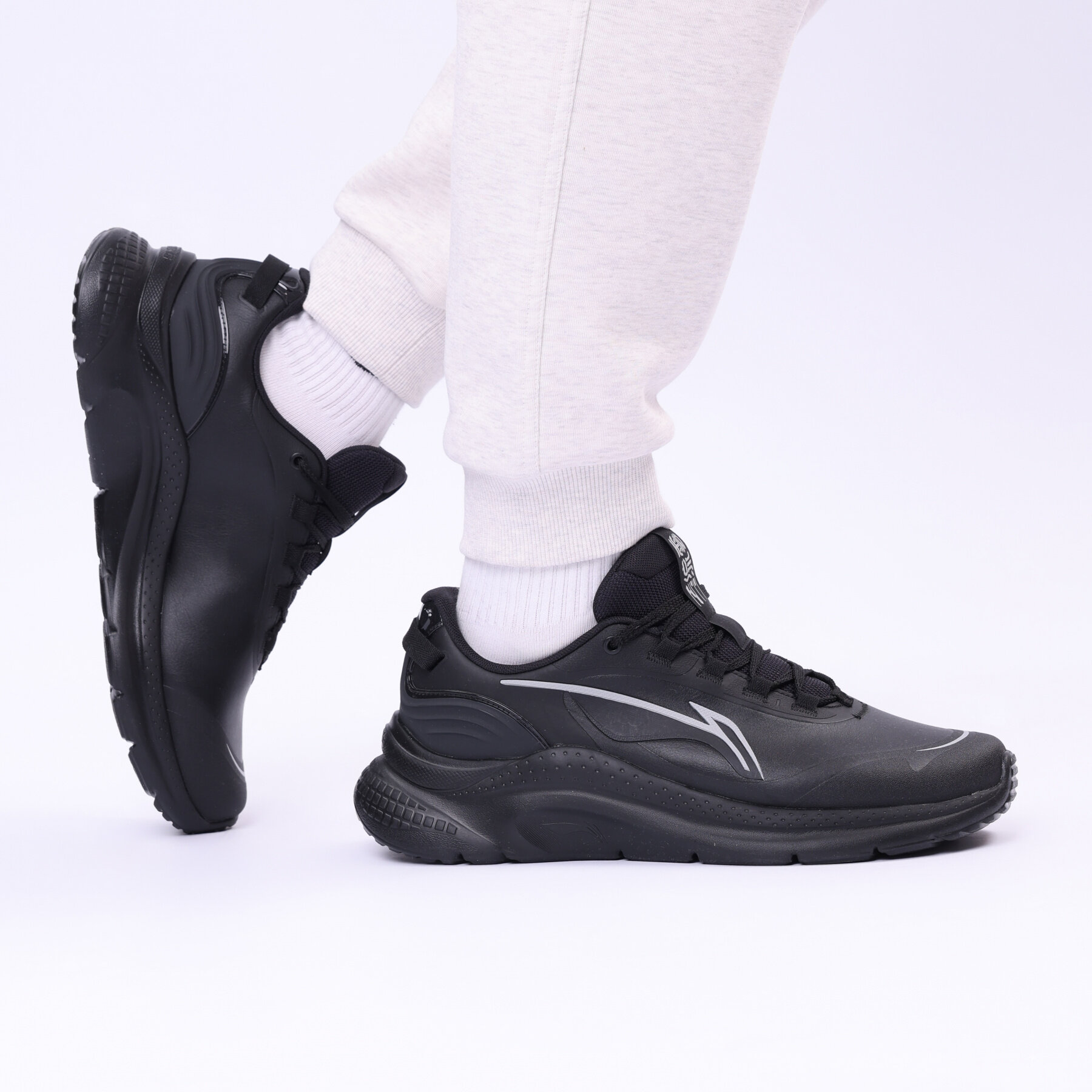 Кроссовки LI-NING LN Flow, размер 10, черные