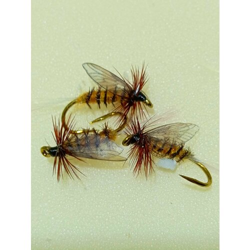 Мушка на хариуса 3 штуки.