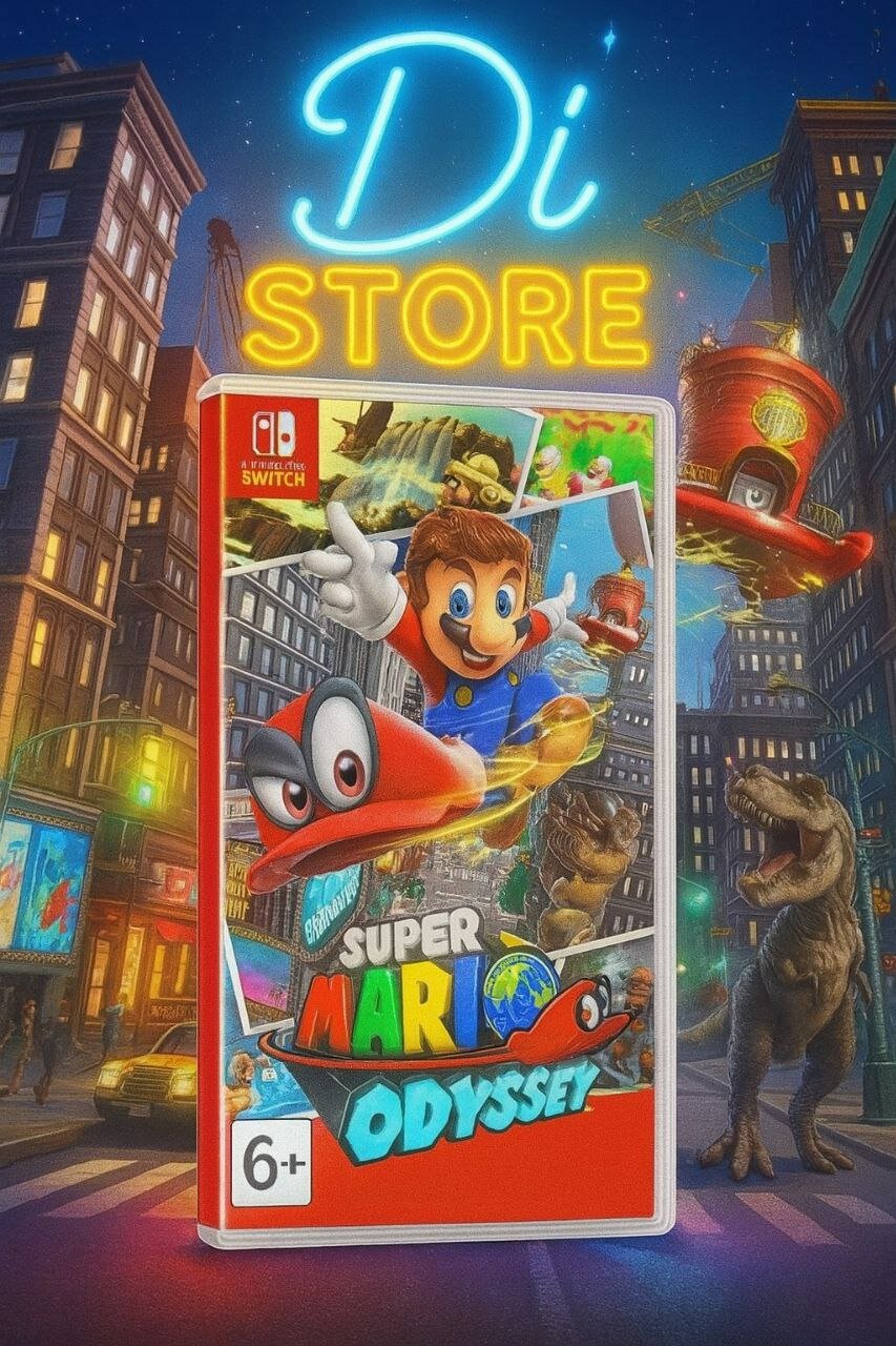 Super Mario Odyssey игра для Nintendo Switch с русскими субтитрами
