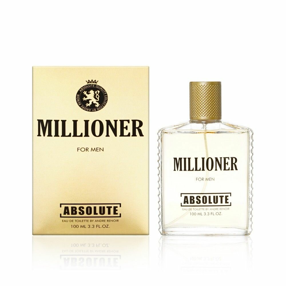 Мужская туалетная вода Delta Parfum Absolute "Millioner", 100 мл