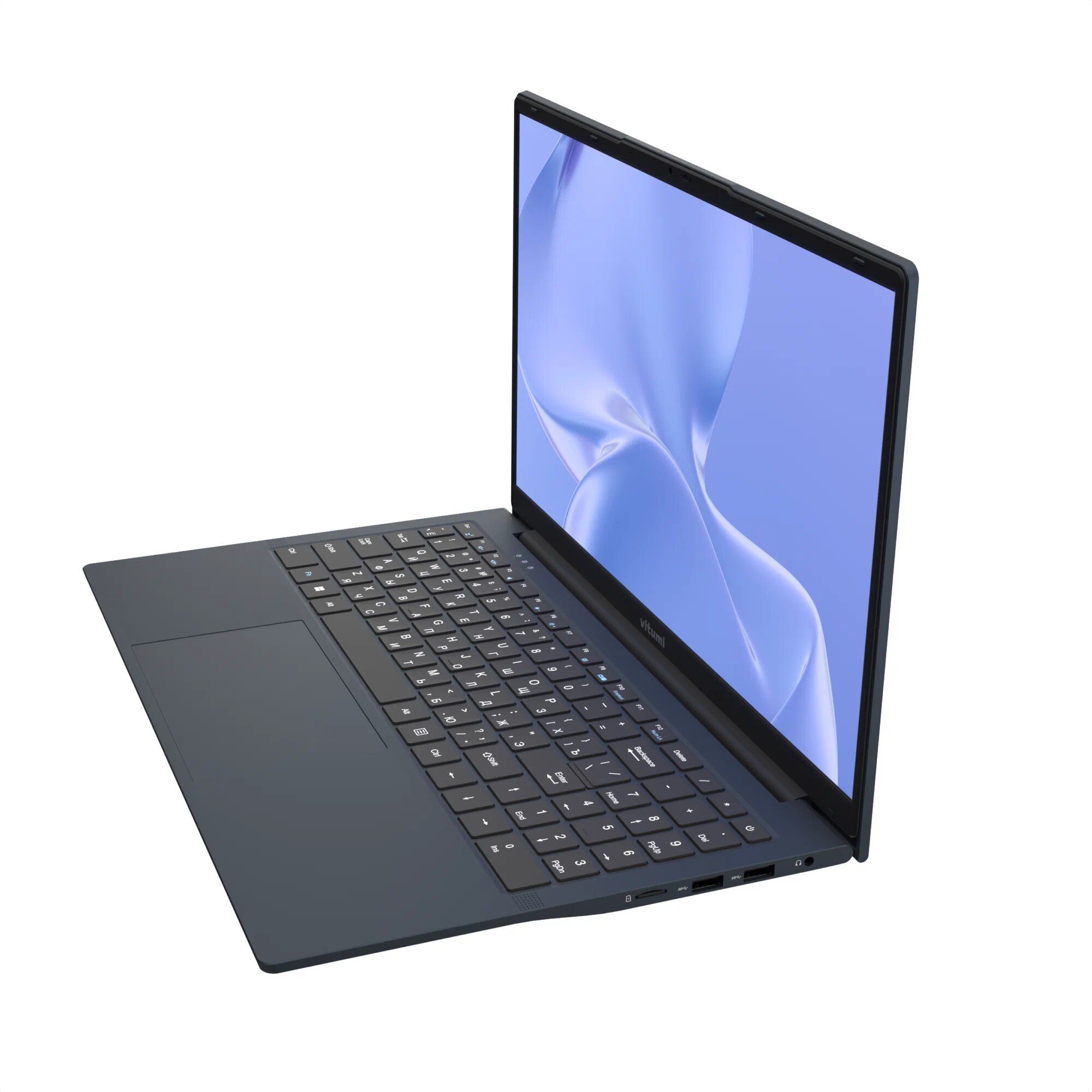 Ноутбук Vitumi V15 LV5PIWG01 / 15.6", 1920x1080, Intel Celeron N4020C 1.1 ГГц, RAM 8 ГБ, DDR4, SSD 256 ГБ, Intel UHD Graphics, Windows 11 Home, темно-серый