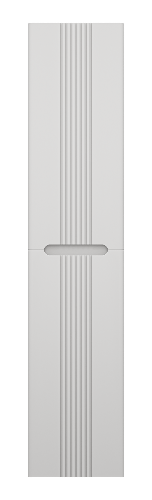 Шкаф - пенал Brevita Pallisandro 35 подвесной универсальный, серый