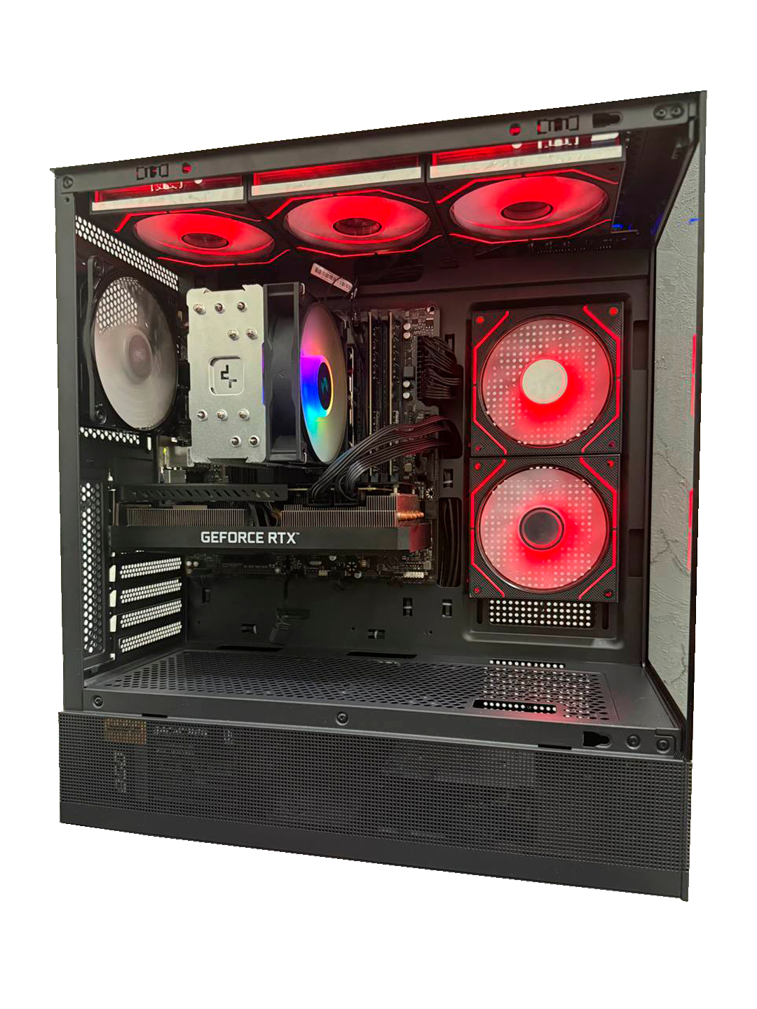 Игровой ПК, i5 14400F, RTX 3070 Ti, 32GB RAM, SSD 1TB, корпус аквариум