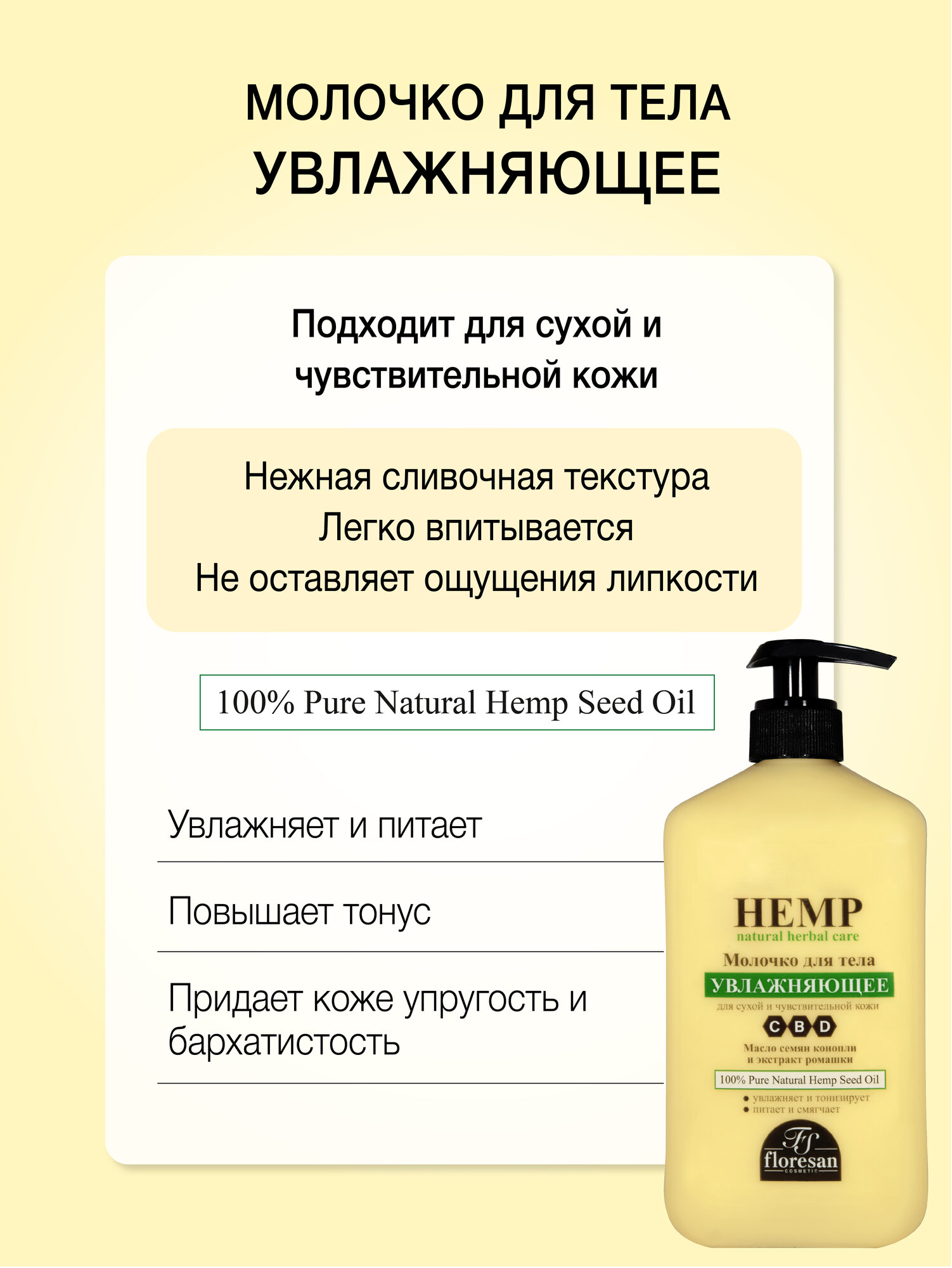 Молочко Для Тела Floresan Набор Молочко для тела питательное и увлажняющее 500 мл х 2