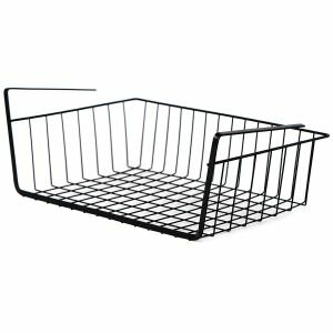 Полка для хранения Домовой 40x24.5x14 см подвесная металл черный