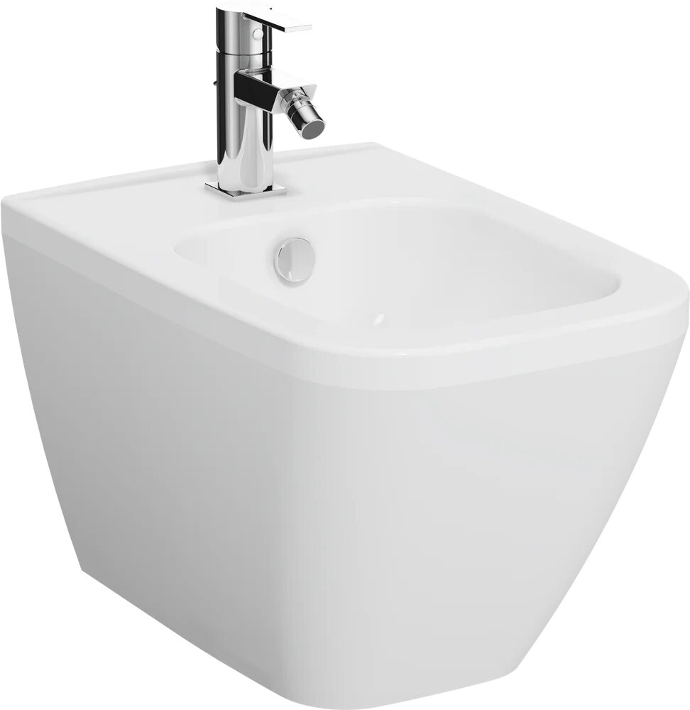 Биде подвесное VitrA Integra 7083B003-0288 глянцевое белое