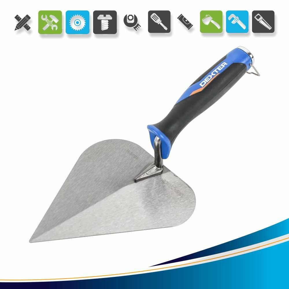 Кельма штукатура Dexter LH-TR1040 185x160 мм