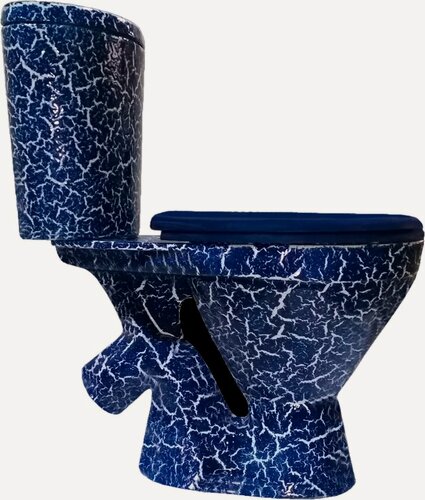 Изображение товара Унитаз-компакт напольный Rosa Элегант 4640021064702 антивсплеск, фарфоровый, глянцевый, овальный, с нижним подводом, сиденье для унитаза в комплекте