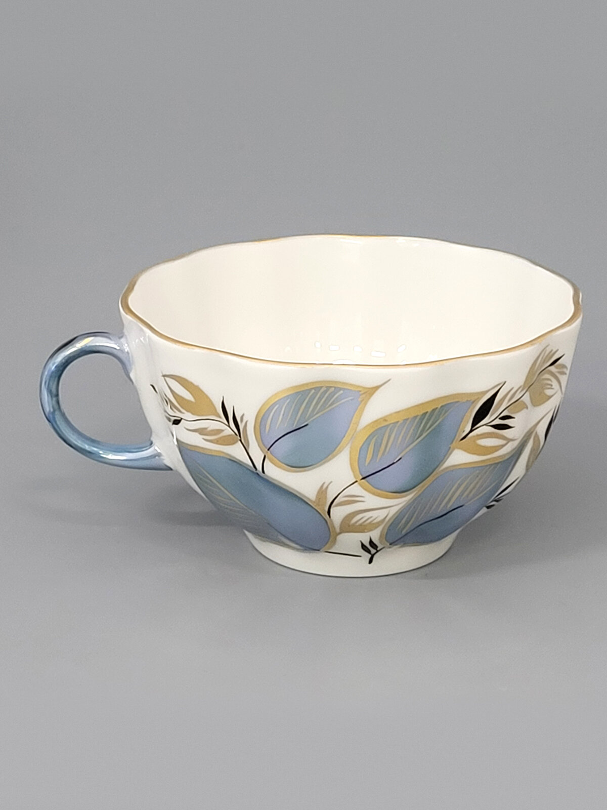 Чайная пара "Лунный", форма Тюльпан, Императорский фарфоровый завод, 250мл — фото 1