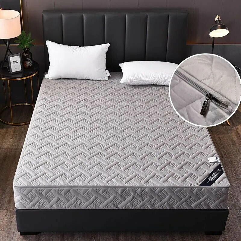 Наматрасник 80x200х20см серый