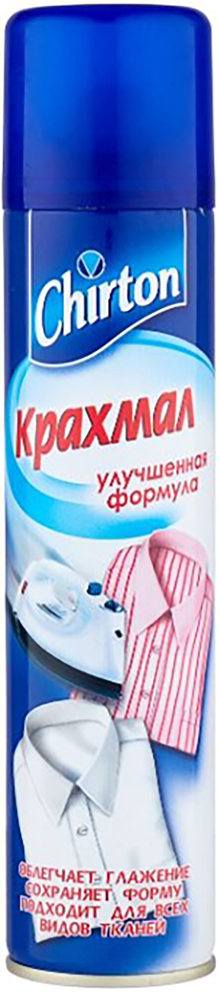 CHIRTON Крахмал-спрей, лёгкое глажение и свежесть тканей 300мл