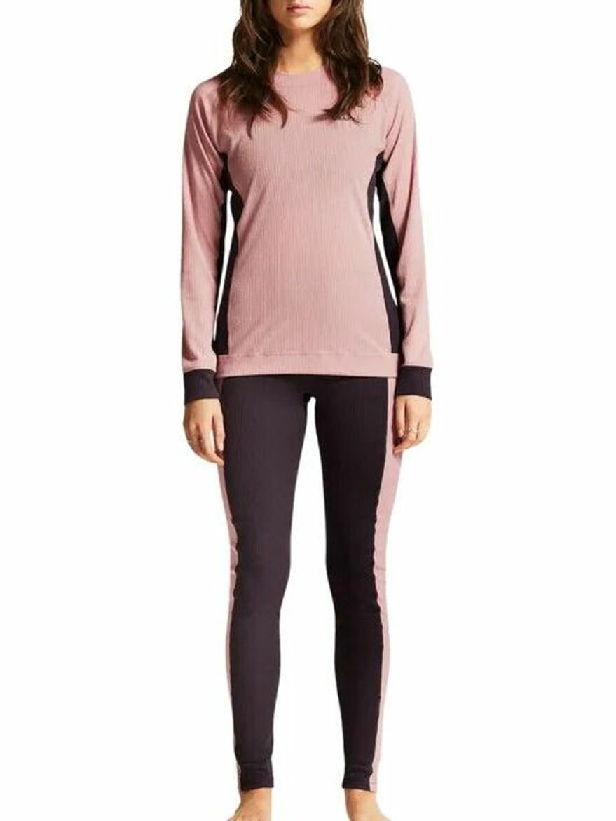 Комплект термобелья Craft CORE DRY BASELAYER SET W размер S розовый