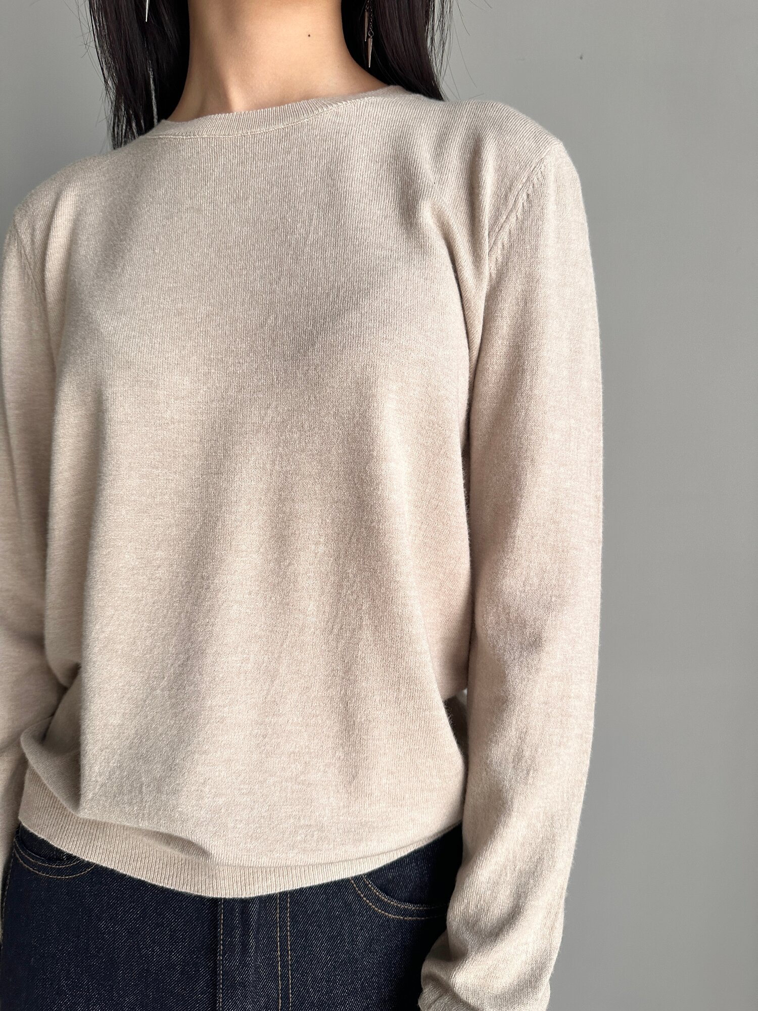 Джемпер INK, размер Std, бежевый — фото 1